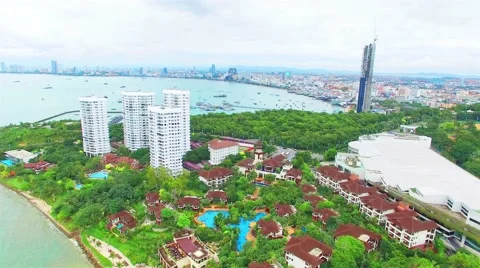 High-angle view. The beach of Thailand. Stock Footage 56206616
