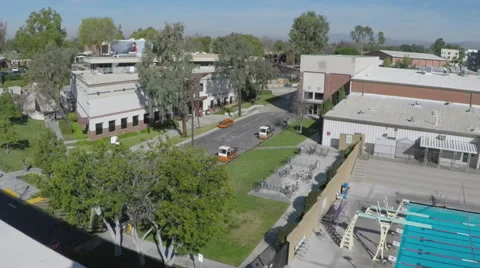 High Angle View Biola University Campus - Slow Zoom 스톡 동영상 65236103