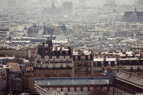 High angle view of cityscape 库存照片