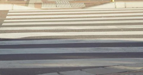 High angle view of crosswalk Stock Illustration
