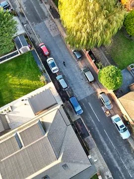 High Angle View of East Luton City of England UK Stock Photos