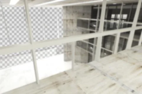 High angle view of empty hall Stock Illustration