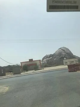 High angle view in the empty road Stock Photos