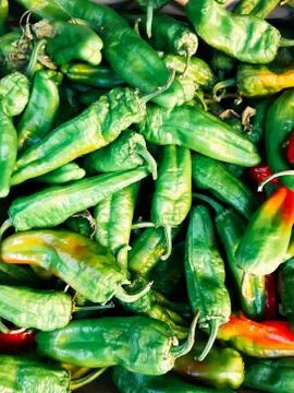 High Angle View Of Fresh Chili Stock Photos