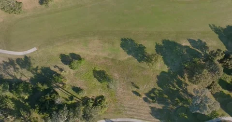 High-angle view of a golf course. ST JOHNS, AUCKLAND, NZ Stock-Footage 302931124