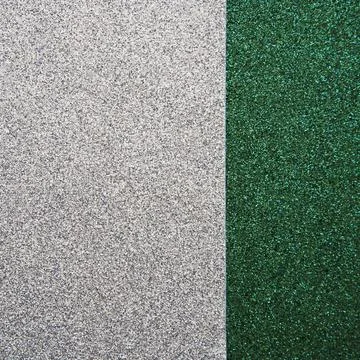 High angle view green grey rug Stock Photos
