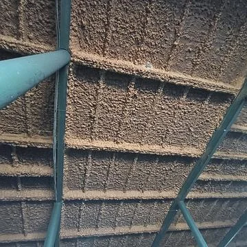 High angle view of insulated ceiling Stock-Fotos