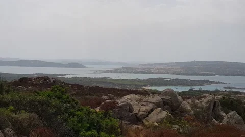 High angle view la maddalena Stock Footage 159981563