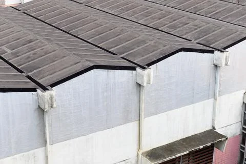 High angle view of large warehouse Stock Photos