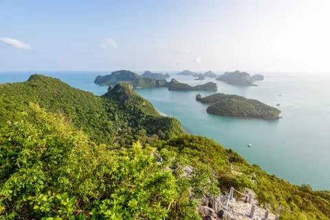High angle view Mu Ko Ang Thong Stock Photos