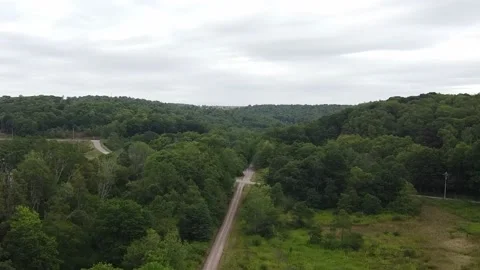 A High Angle View of a Nature Trail 库存影片 159357142