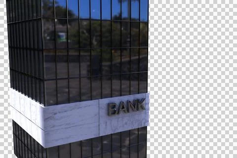 High angle view of office building Ilustración de archivo