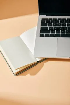 High angle view opened blank Stock Photos