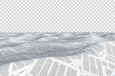 High angle view of paperwork Illustrazione stock