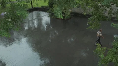 High-Angle View of Park Visitors.Shot in Shenzhen, China on September 20, 2025 Stock Footage 317522406