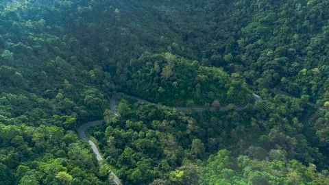 High Angle View Of Road Stock Photos