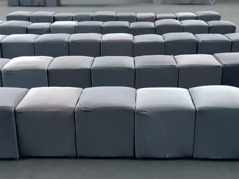 High Angle View of Rows of Empty Seats at the Show Stock Photos