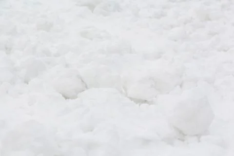 High angle view of snow texture, background with copy space Stock Photos