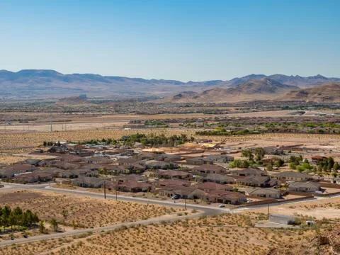 High angle view of some residence building of Enterprise area Foto stock