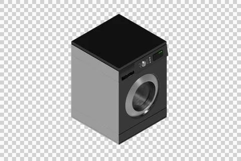 High angle view of washing machine Stock Photos