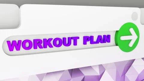 High Angle View Of A Workout Plan In Notebook At Wooden Deskfitness concept:  Иллюстрация