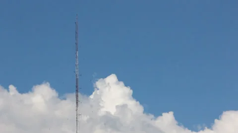High Antenna Stock Footage 35414786