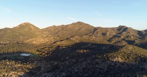 High Approach to Weaver Peak Stock Footage 129475120