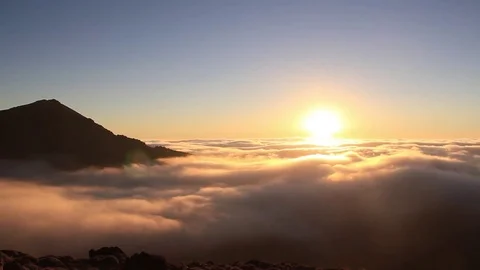 High Atlas Mountain Sunset Timelapse Stock Footage 81973556