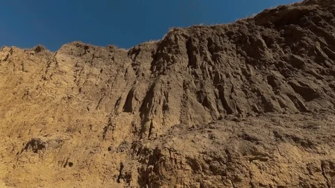 High bank of the river Stock Footage 97394725