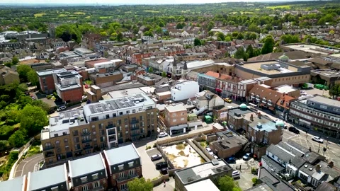 High Barnet High Street Stock Footage 336624533