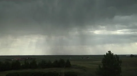 High Base Thundershower Stock Footage 54728411