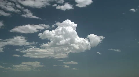High-based Cumulus Stock Footage 54740746