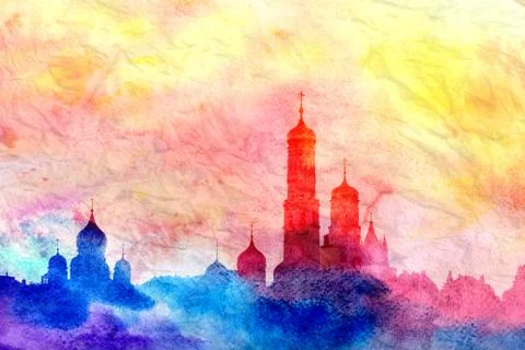 High bell tower of Ivan Stock Illustration