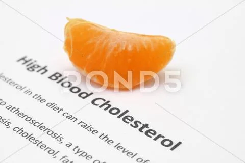 High blood cholesterol Stock Photos