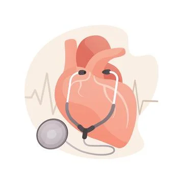 High blood pressure abstract concept vector illustration. Stock Illustration