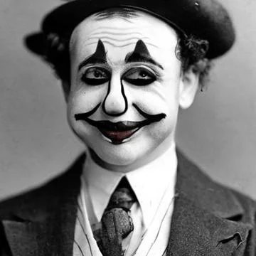 High Brows Clown Ilustração Stock