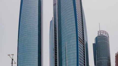 High building in abu dhabi . Stock Footage 250535103