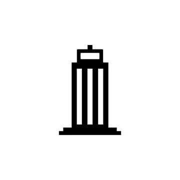 High building icon. Element of building icon for mobile concept and web apps Ilustración de archivo