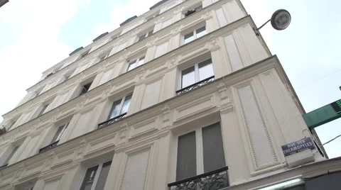 High building in Paris Stock Footage 50374975
