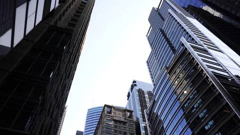 High Buildings in the down town of Chicago Stock Footage 73493790