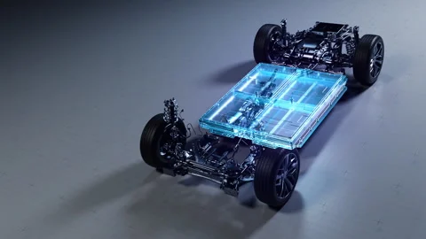 High Capacity Electric Drive Platform Stock Footage 327912790
