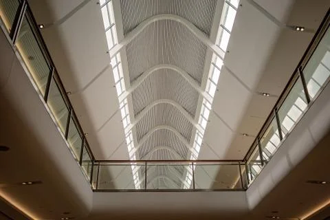 High Ceiling Of A Shopping Center Stock Photos