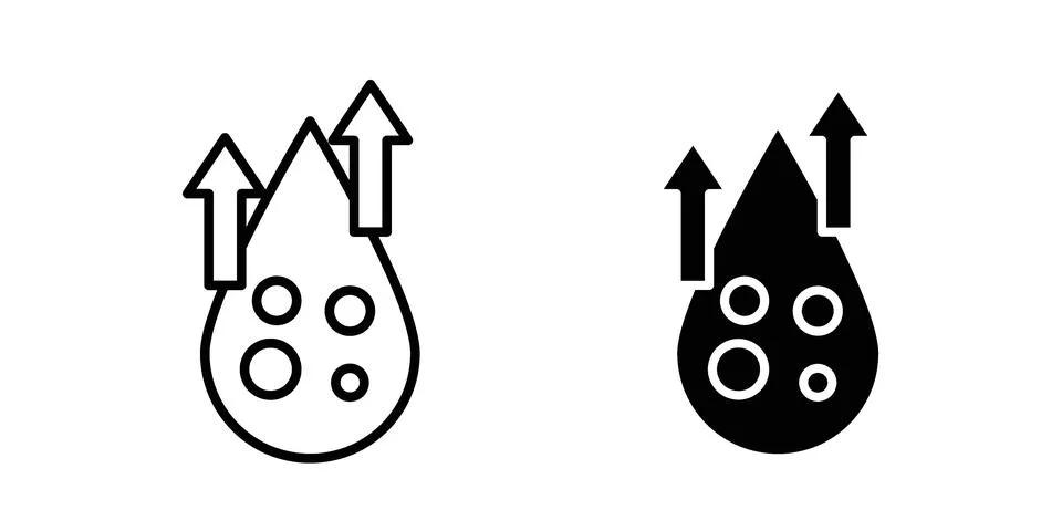 High cholesterol icon illustration vector, icon set for apps Stock Illustration