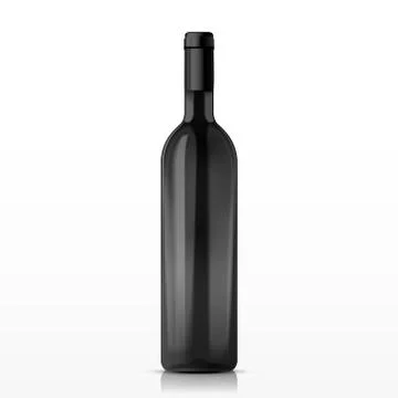 High class champagne bottle Stock Illustration