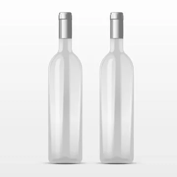 High class champagne bottles Stock Illustration