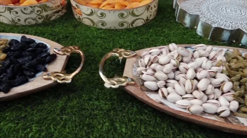 High Class Indian Wedding Catering Welcome Drink Service – 4K Footage Stock Footage 311373457