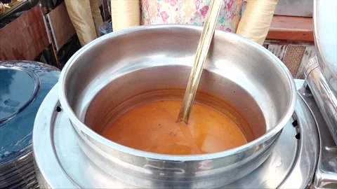 High Class Indian Wedding Catering Welcome Drink Service – 4K Footage Stock Footage 311375431