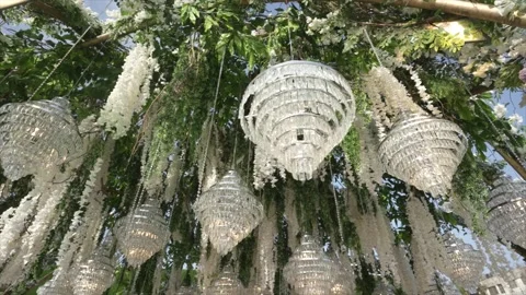 High Class Indian Wedding Catering Welcome Drink Service – 4K Footage Stock Footage 311375686