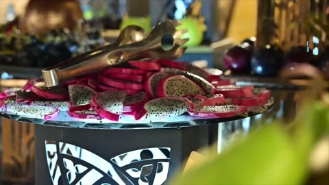 High Class Indian Wedding Catering Welcome Drink Service – 4K Footage Stock Footage 311376581