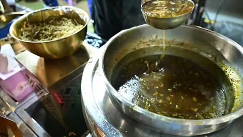 High Class Indian Wedding Catering Welcome Drink Service – 4K Footage Stock Footage 311382606